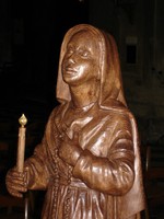statue ste Bernadette gd choeur 